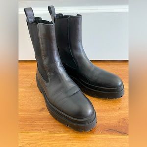 Zara lug sole boots
